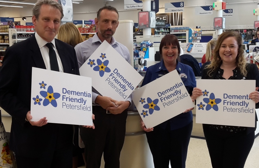 Tesco joins Dementia Friendly Petersfield | Damian Hinds