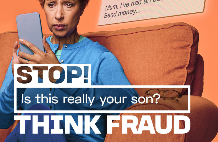 Stop! think fraud logo