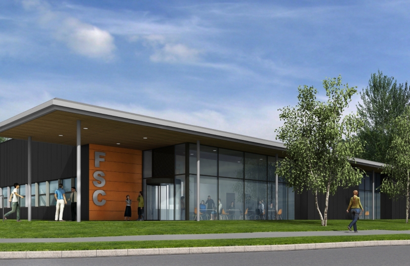 Artist impression of Future Skills Centre