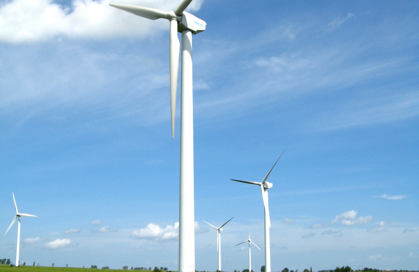 image of a wind turbine