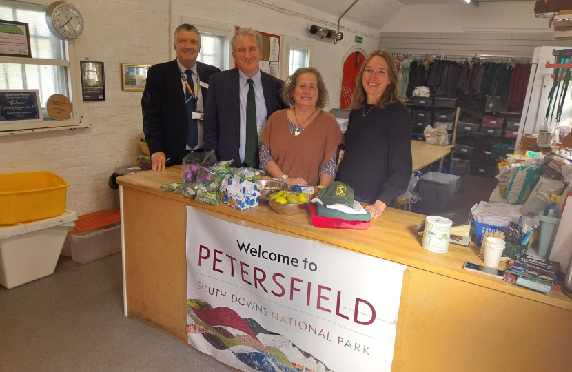 At the Petersfield hub