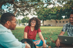 image of university students