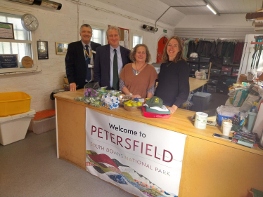 At the Petersfield hub