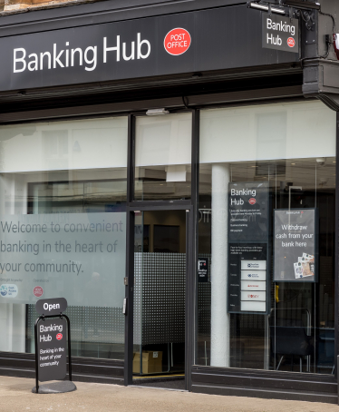 Banking hub in troon from LINK